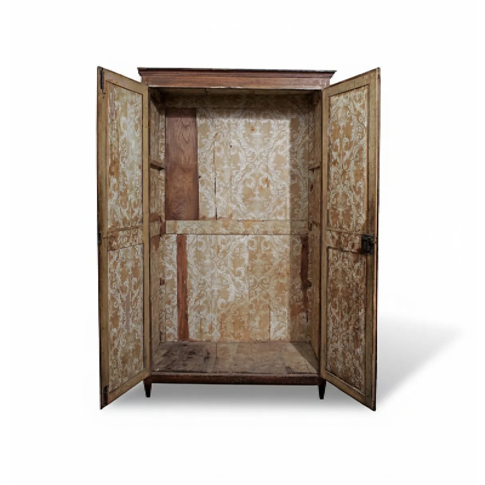 18th Century Louis XIV Painted Armoire