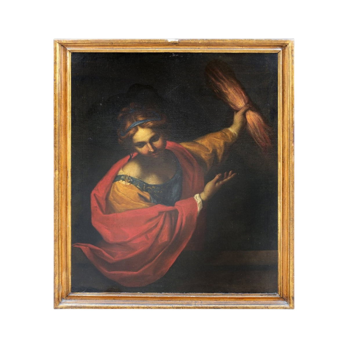 18th Century Italian Painting of Saint Barbara