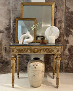 18th Century French Louis XVI Console with Original Grey Marble