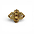 Victorian 16 Karat Yellow Gold Oval Pendant
