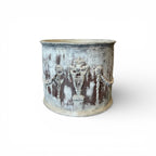 18-19th Century Pair of Lead Antique Planters from England with Relief - 2 Pairs Available