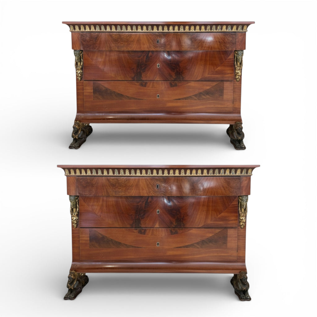 Pair of 18th Century Mahogany Chests