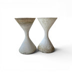 Mid-Century Swiss Pair of Willy Guhl Diablo Planters - Small