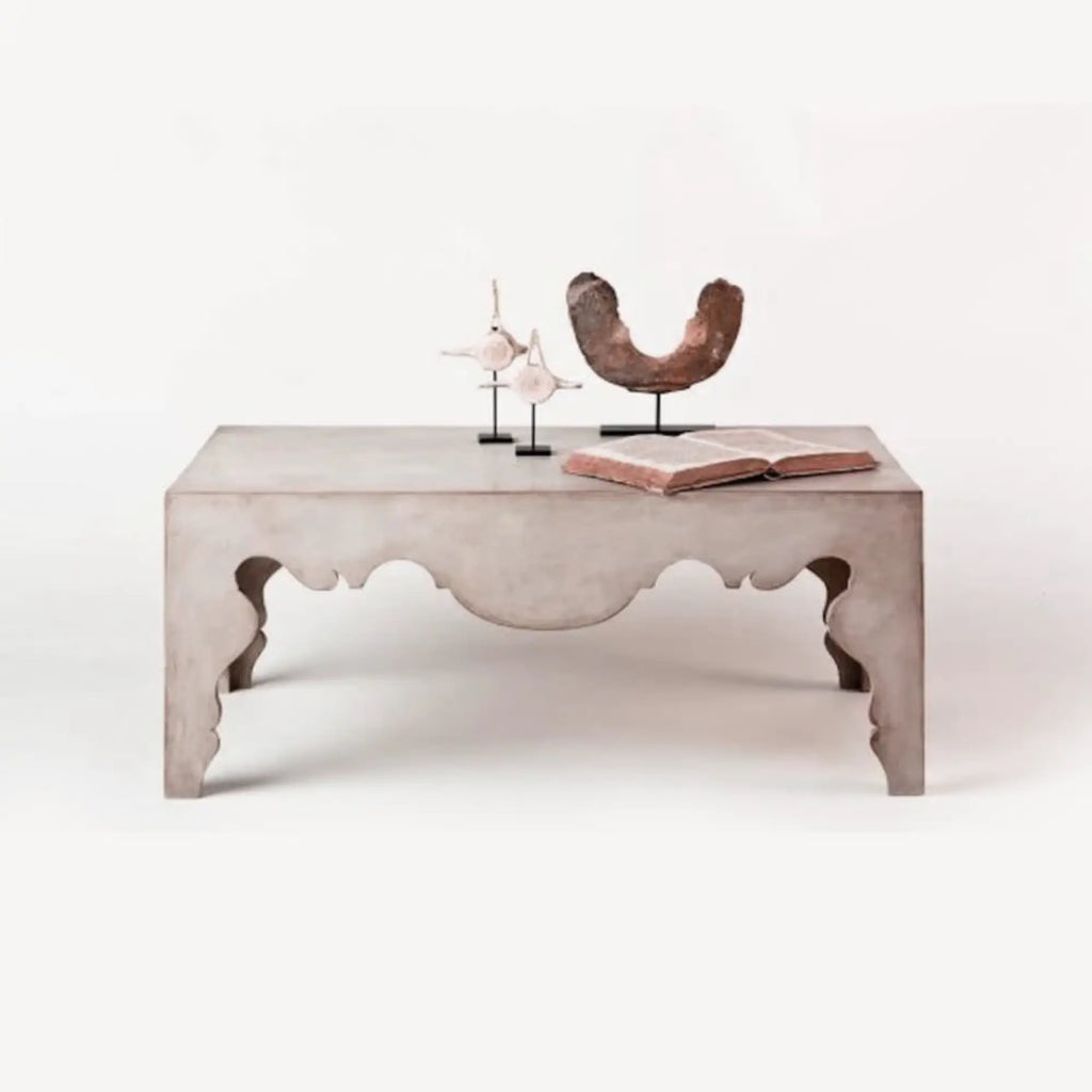 Maison Contemporary Rococo Coffee Table in Painted Swedish Finish