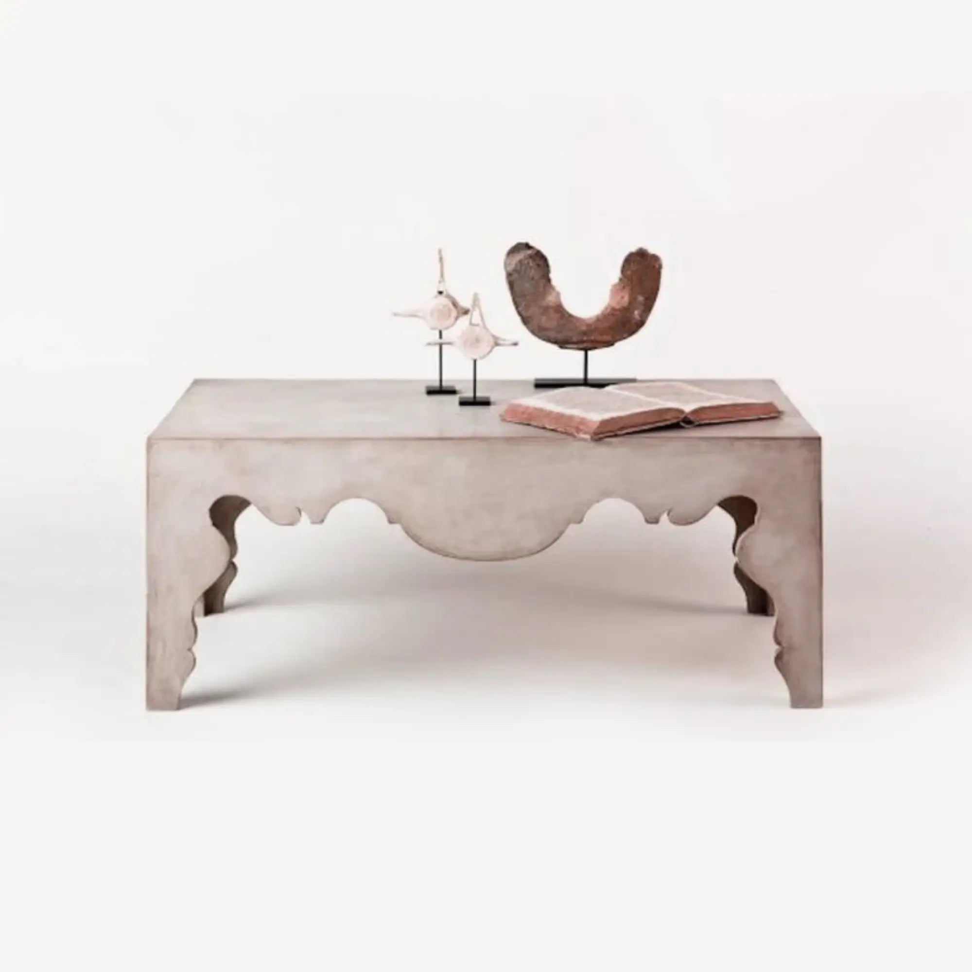 Maison Contemporary Rococo Coffee Table in Painted Swedish Finish
