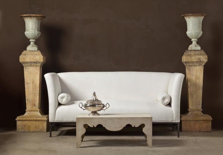 Maison Contemporary Rococo Coffee Table in Painted Swedish Finish