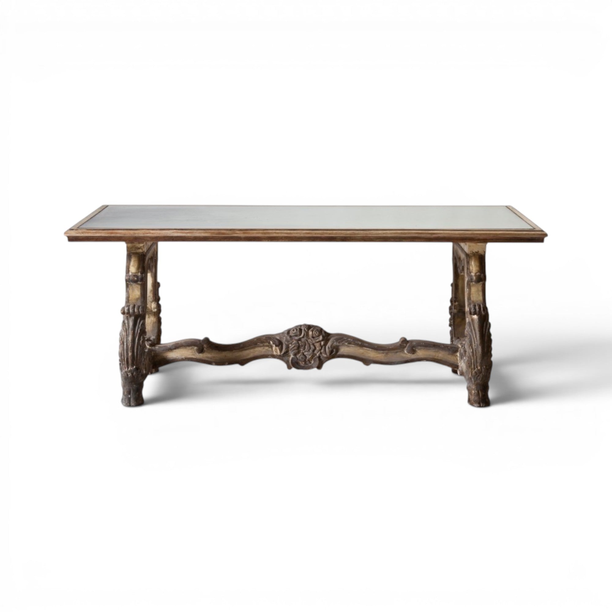 Maison Mirrored Top Table Desk