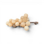 Tara Shaw medium alabaster grapes decorative object with translucent stone texture and organic sculptural form