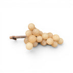 Tara Shaw medium alabaster grapes decorative sculpture with translucent stone finish and organic stem detail.