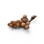 Tara Shaw medium alabaster grapes decorative object with translucent stone texture and organic vine stem detail.