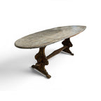 Tara Shaw 18th century Swedish drop leaf table with a weathered patina and classic Scandinavian wooden design.