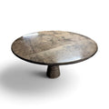 Mid-Century Italian Arabescato Marble Mangiarotti Eros Round Dining Table