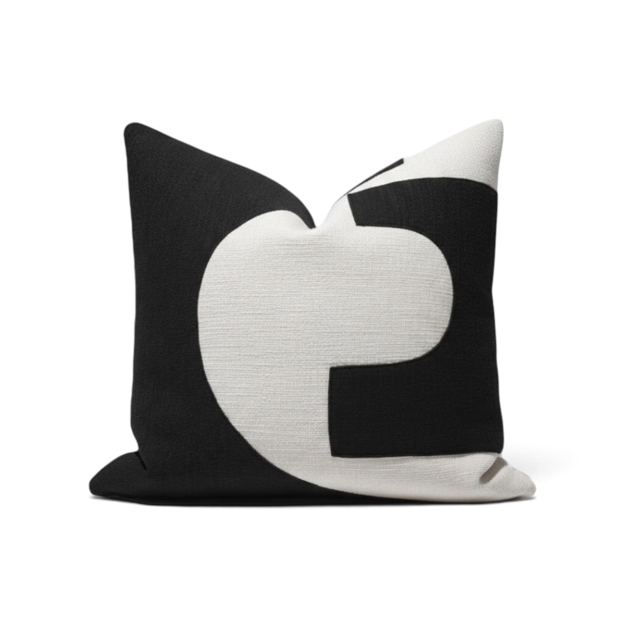 Appliqué Throw Pillow A