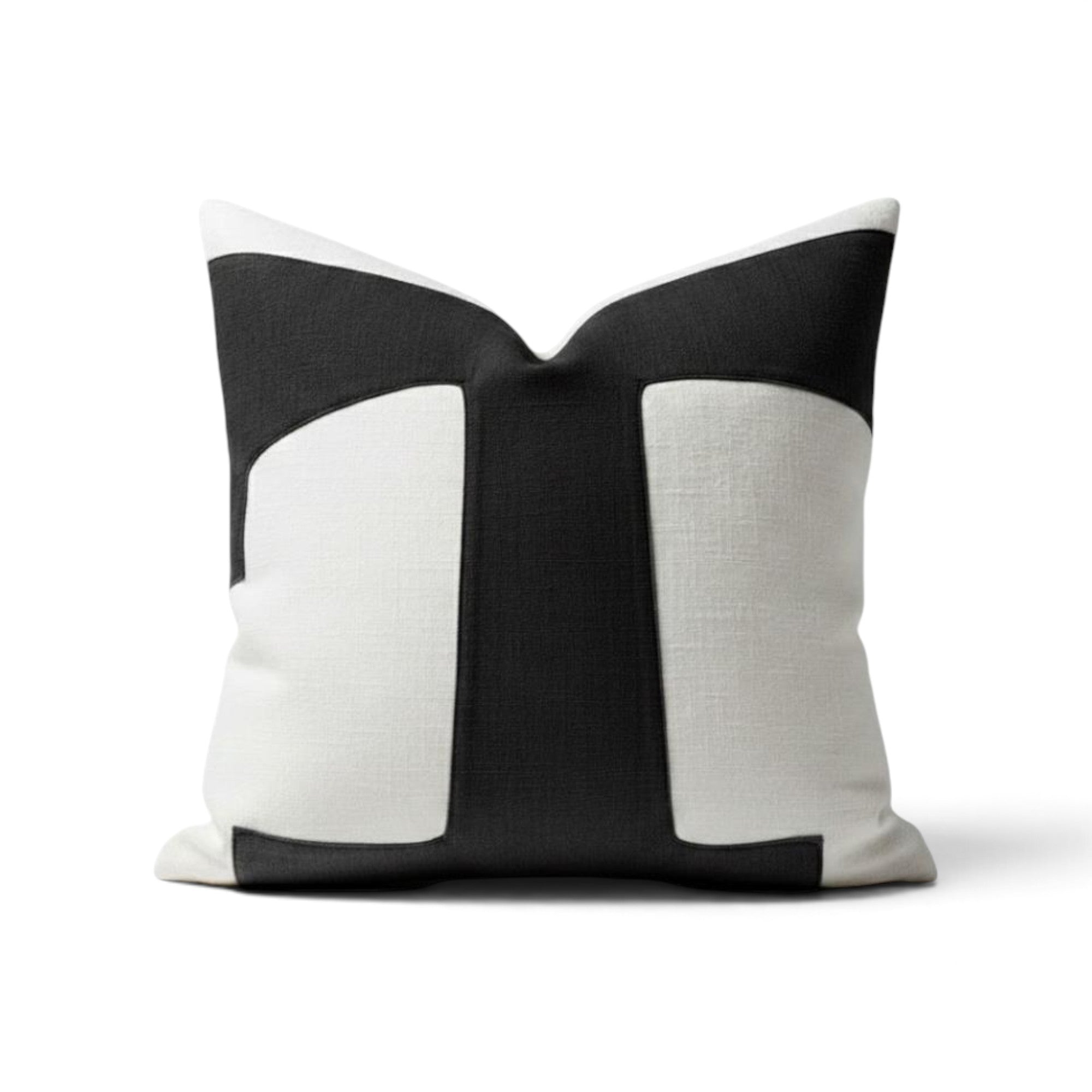 Appliqué Throw Pillow C