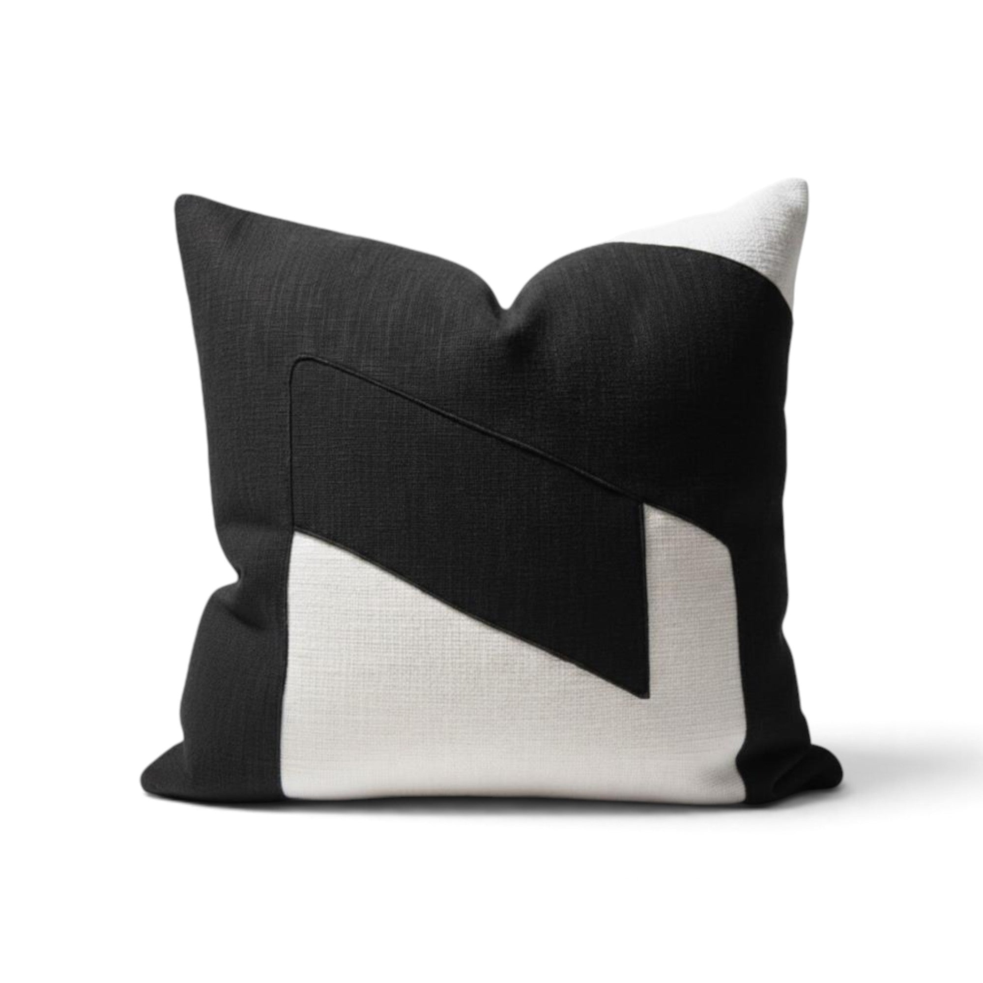 Appliqué Throw Pillow D