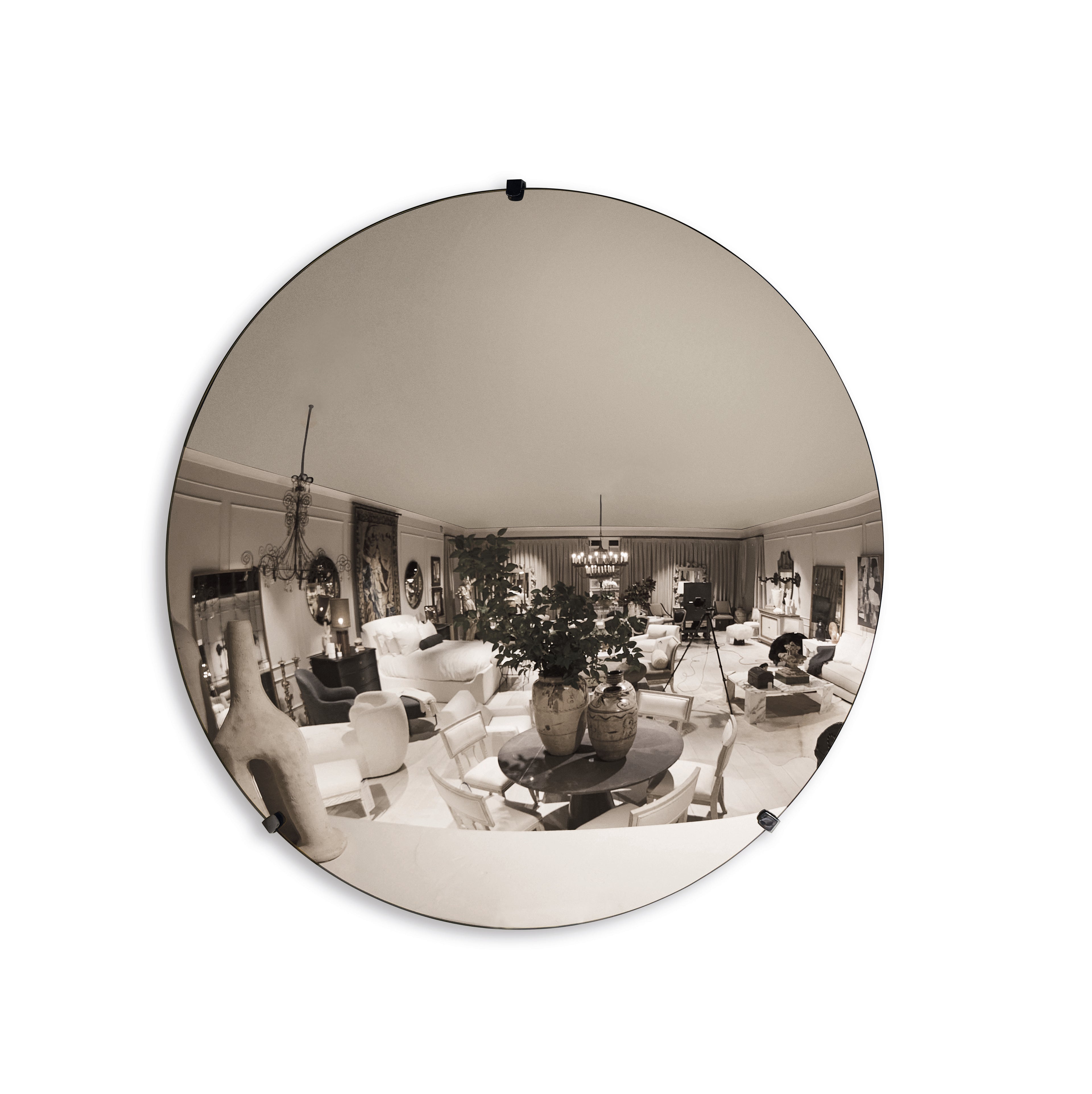 Rive Gauche Convex Mirror - Silver