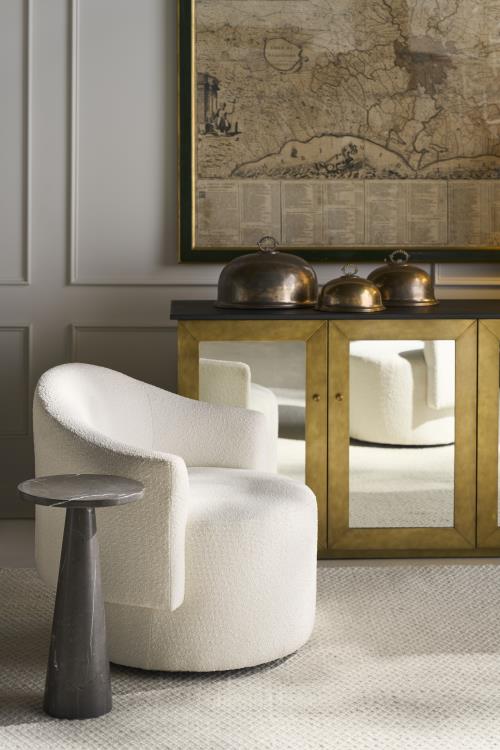 Petite Pontchartrain Accent Table - Dark