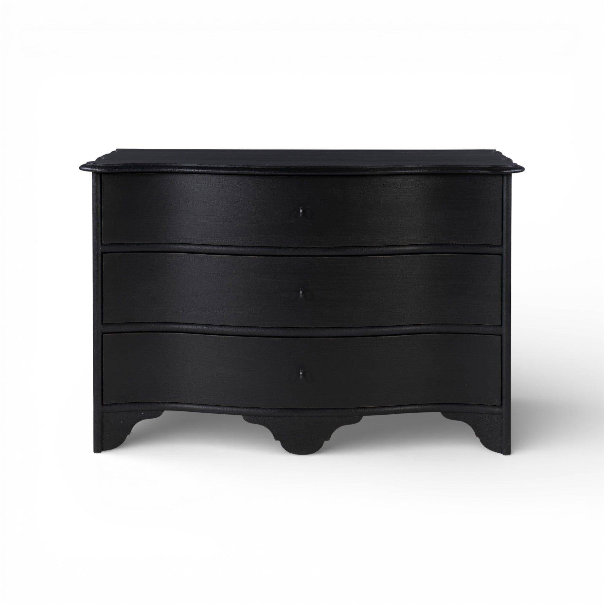 Le Maurice Three Drawer Chest - Swedish Matte Noir