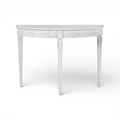 Petite Lutetia Console Table - Swedish Rubbed White