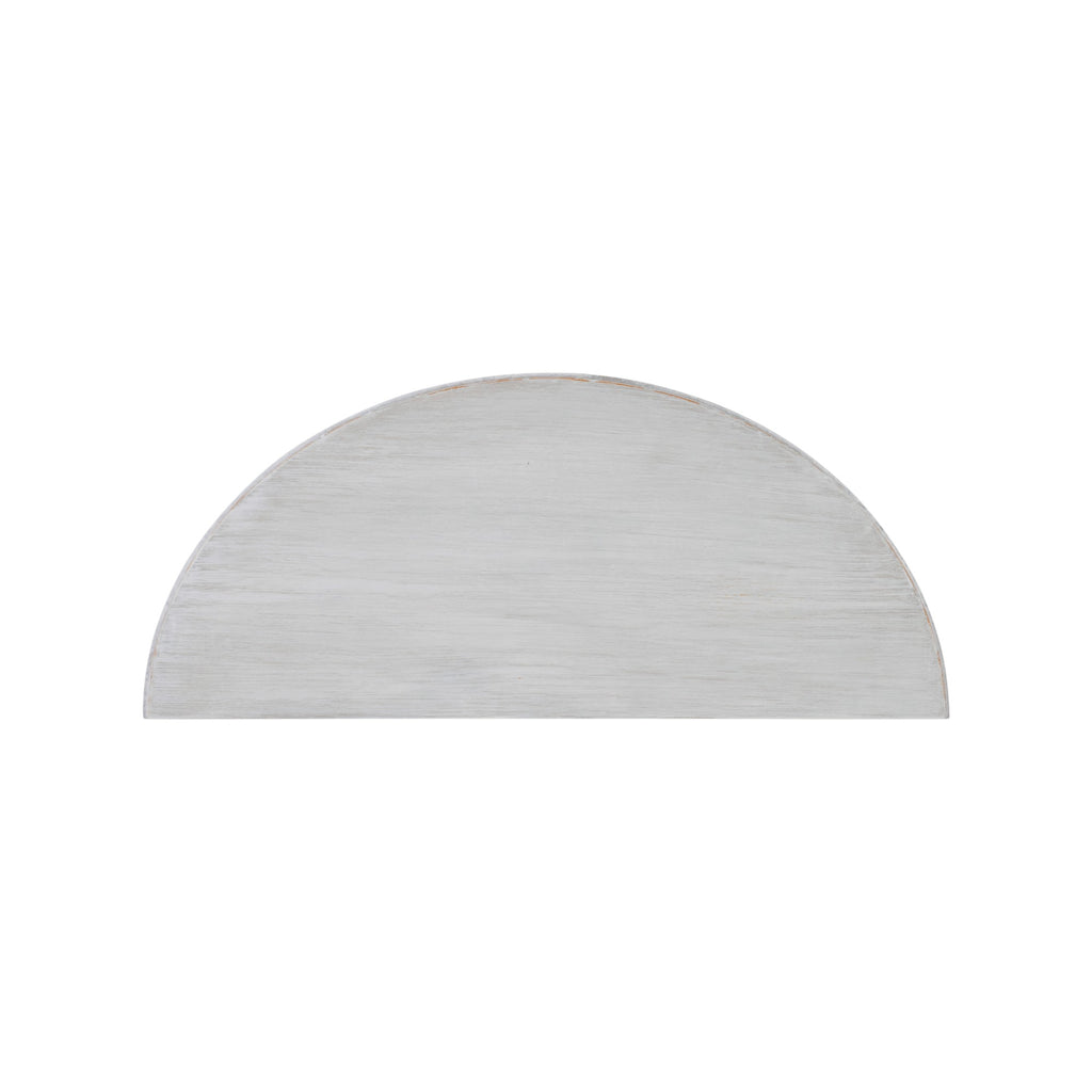 Petite Lutetia Console Table - Swedish Rubbed White