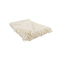 Alpaca Bouclé Throw - Ivory