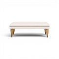 Maison Contemporary Bench with Gilded Legs